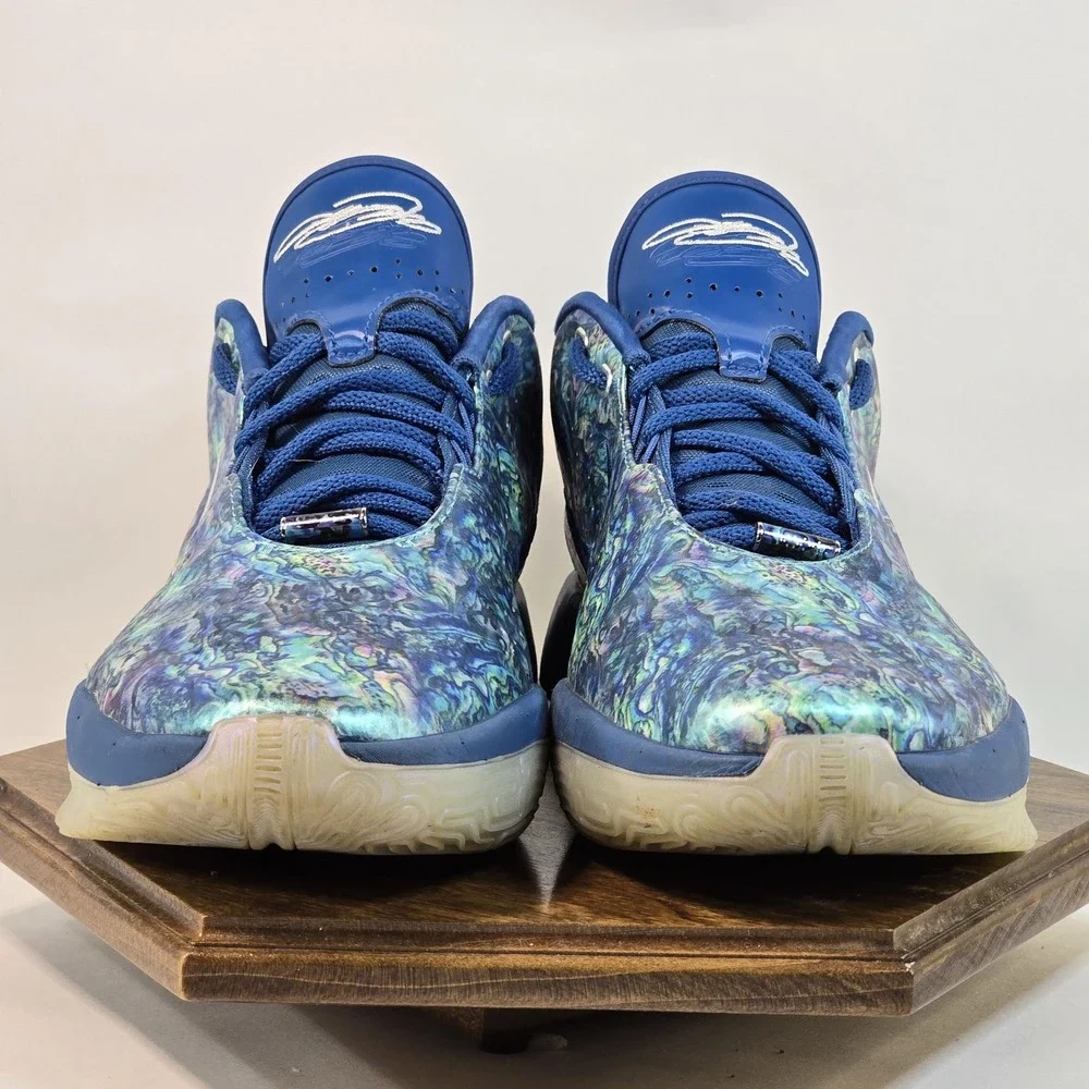 Nike LeBron 21 Shoes Mens Size 8 Blue Air Zoom‎ Basketball Abalone FN0708-400